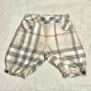 Burberry baby shorts
